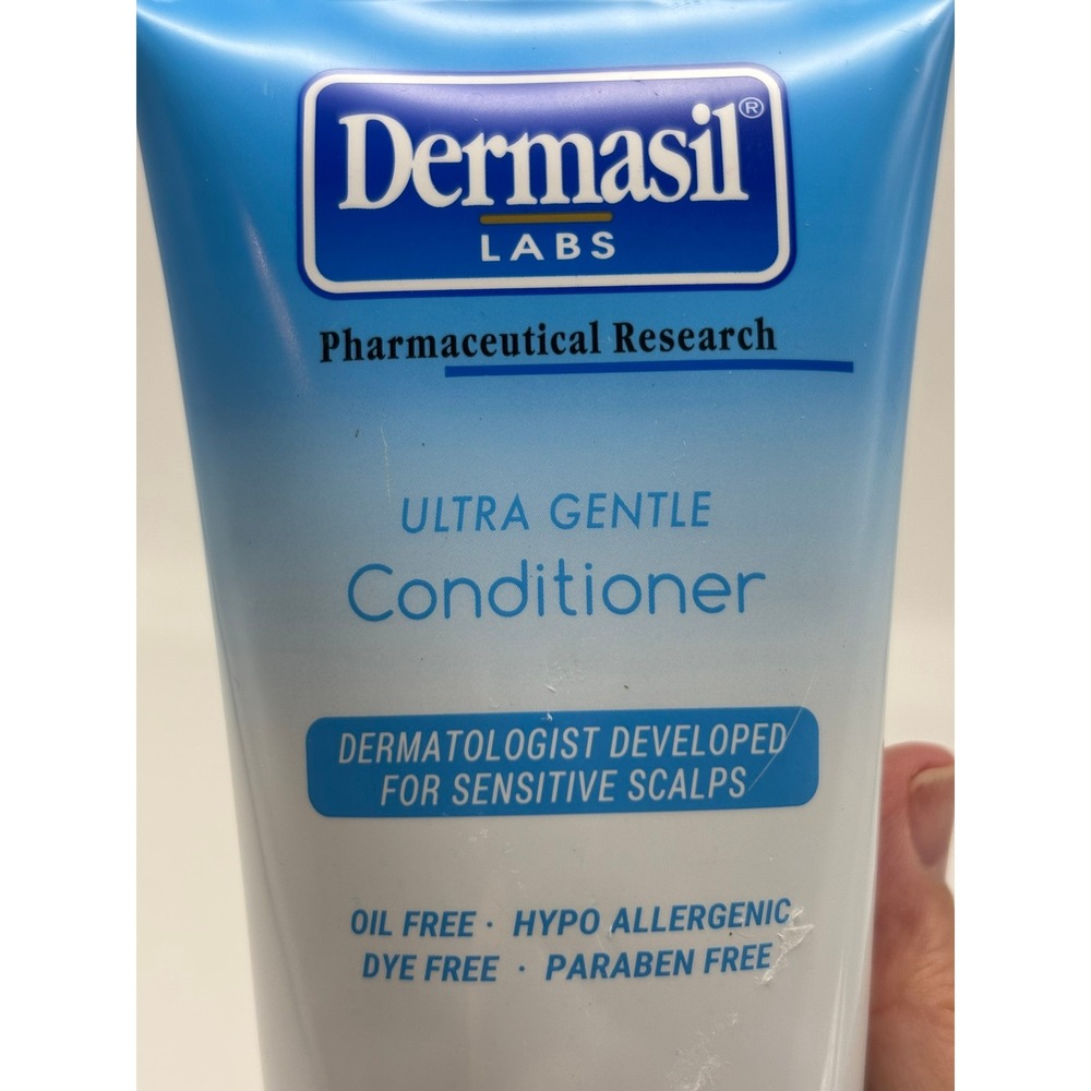 Dermasil Labs Ultra Gentle Conditioner 6oz Blue Sensitive Scalp Oil-Free - Picture 3 of 6
